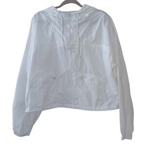 Champion x Urban Outfitters Women's Hooded Anorak Jacket Unisex XS White NEW